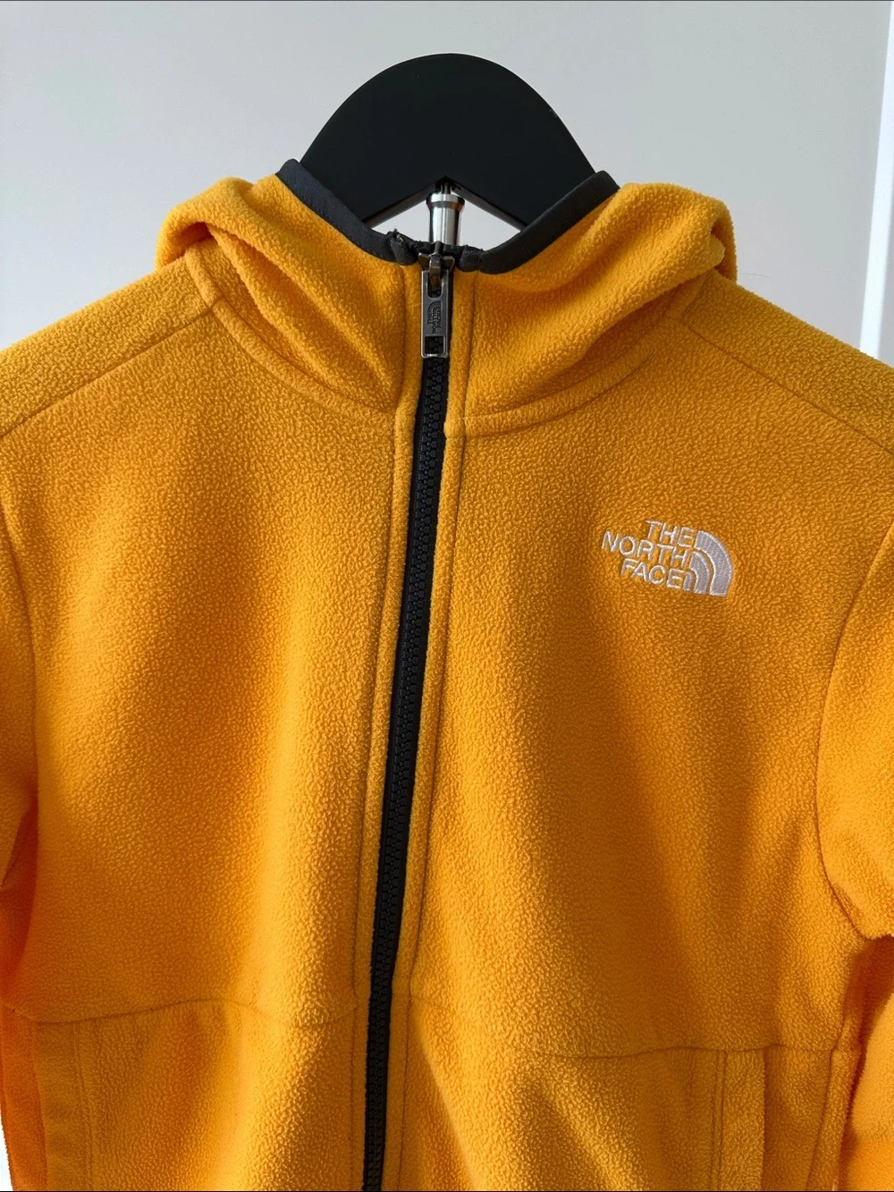 The North Face Boys' & Girls' Glacier Full-Zip Hooded Fleece Jacket- Summit Gold